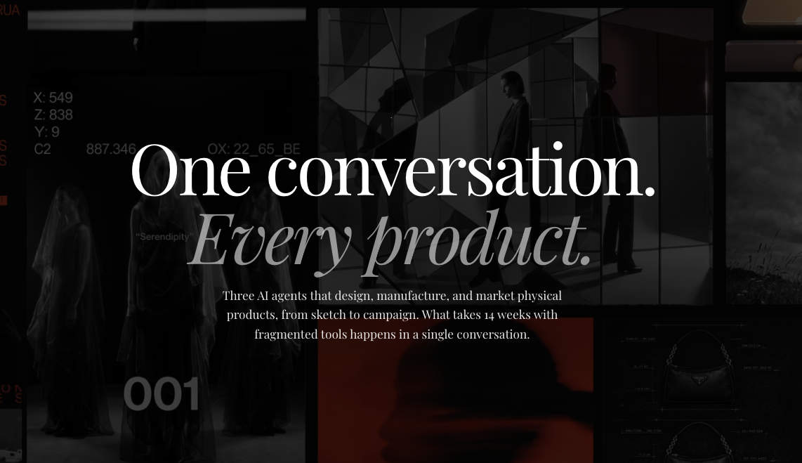 IMAI Studio product hero screen